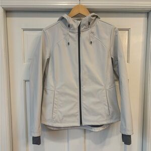 Mondetta Performance Hooded Jacket Thumb Hole Athleisure Lululemon Style L